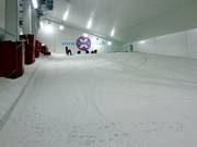 Beginner slope at the rope lift and the two conveyor belts