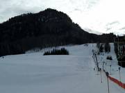 View of the ski slope at Lärchenhof