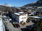 The Kaiserhof at the valley station of the Hahnenkammbahn