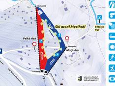 Trail map Mezihoří