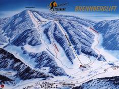 Trail map Brennberglift – Etzelwang