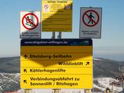 Orientation at the cable car mountain station