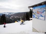 Panorama board at the entrance to Westfalenhang II