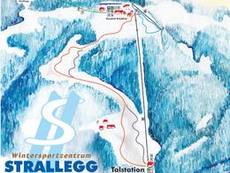 Trail map Almblicklifts – Strallegg