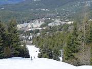 View of the accommodations in Whistler Village