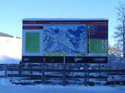 Slope map with information