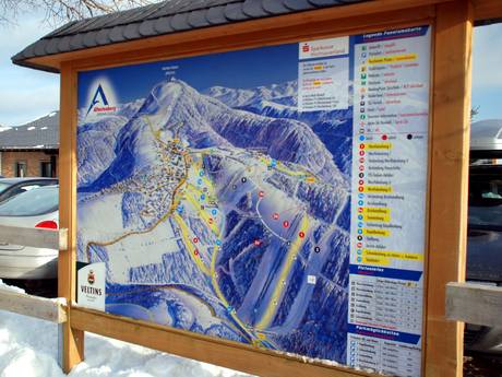Rothaar Mountains (Rothaargebirge): orientation within ski resorts – Orientation Altastenberg