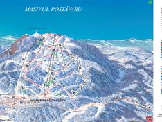 Trail map Poiana Brașov