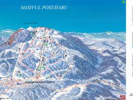 Trail map Poiana Brașov