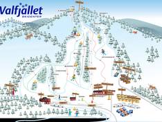 Trail map Valfjället