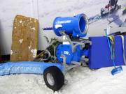 Snow cannon in the indoor ski hall The Snow Centre