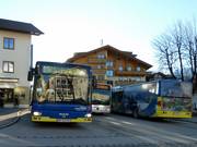 Ski buses in Ehrwald