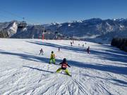 Ski lessons at the Glocknerwiese