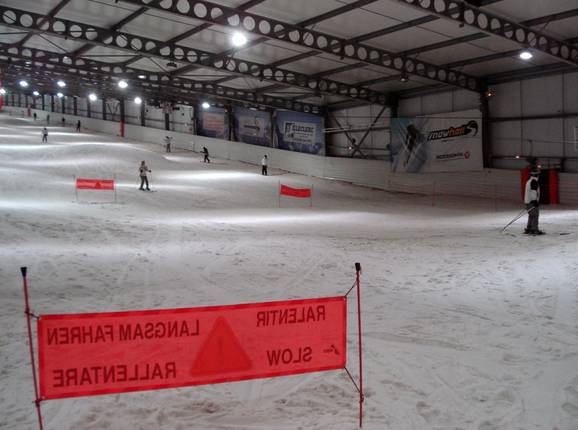 The slope at the valley station