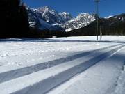 Cross-country trails below the Kreuzberg Pass