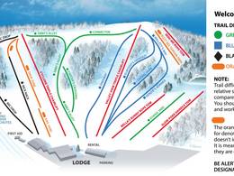 Trail map Seven Oaks