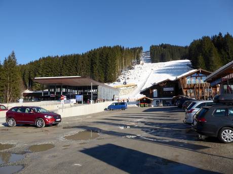 Salzachtal: access to ski resorts and parking at ski resorts – Access, Parking Snow Space Salzburg – Flachau/Wagrain/St. Johann-Alpendorf