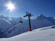 New six-seater chairlift Wildes Mannle with Talleitspitze