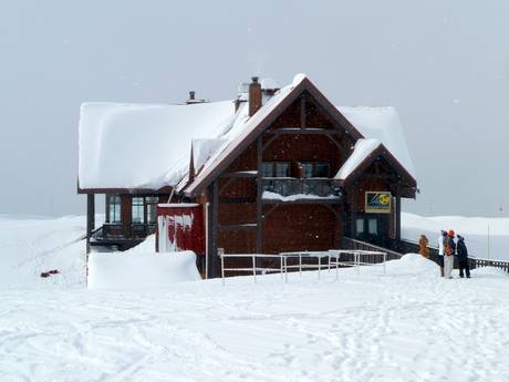 Huts, mountain restaurants  Purcell Mountains – Mountain restaurants, huts Kicking Horse – Golden