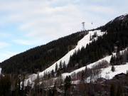 View of the difficult slope Slalombacken