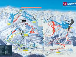 Trail map Sölden