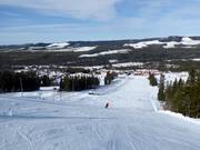 Slope with panorama in Kläppen