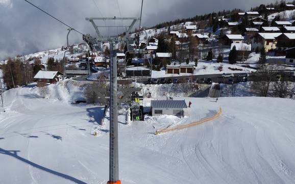 Visp: access to ski resorts and parking at ski resorts – Access, Parking Bürchen/Törbel – Moosalp