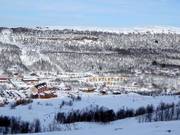 View of the accommodations in Hamrafjället