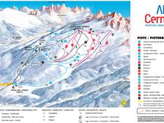 Trail map Alpe Cermis – Cavalese