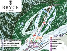 Trail map Bryce Resort