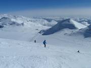 Start of glacier slope 32 at Vorab