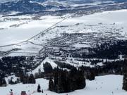 View of the accommodations in Teton Village