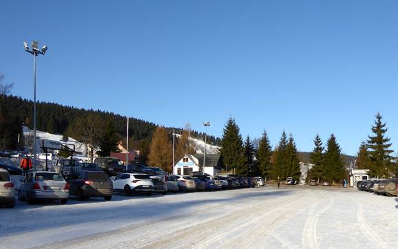 Lower Silesia (Województwo dolnośląskie): access to ski resorts and parking at ski resorts – Access, Parking Zieleniec