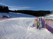 Beginner slope with its own conveyor belt
