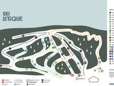 Trail map La Tuque