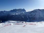 View over the San Pellegrino ski area