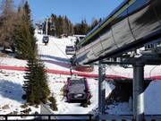 Castelir-Fassane - 10pers. Gondola lift (monocable circulating ropeway)