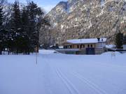 Start of the cross-country ski trails in Pertisau
