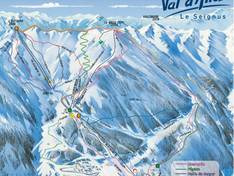 Trail map Le Seignus