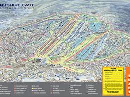 Trail map Berkshire East