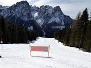 Start of the advanced slope Vulcano