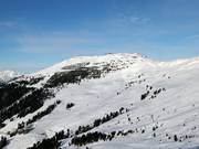 View over the Hochzeiger ski area