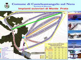 Trail map Monte Prata – Castelsantangelo sul Nera