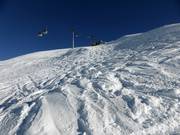 Powder snow slopes on the Planplatten