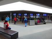 Well-maintained ticket area in the Grindelwald Terminal (Eiger Express & Männlichenbahn)