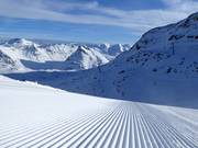 Perfectly groomed slopes