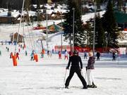 Ideal practice area right next to the mountain station.