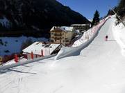 Accommodation along the valley run