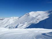 View over the ski resort of Mt. Hutt