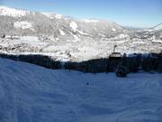 Descent below the Wiedhagbahn